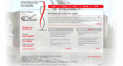 Desktop Screenshot of onoranzefunebridario.it